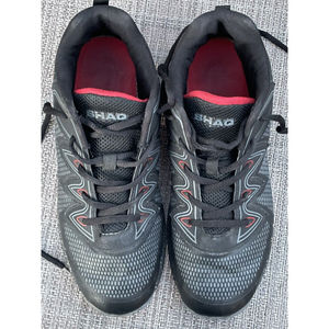 SHAQ Plaster BOY'S GRAY, BLACK, RED, LACE-UP ATHLETIC SHOE, SIZE 6 Retro BBall